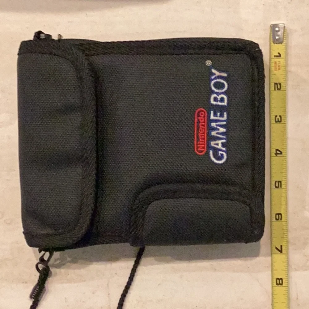 Nintendo Game Boy Console Case Gameboy Carry Travel Carrying Black Strap Vintage